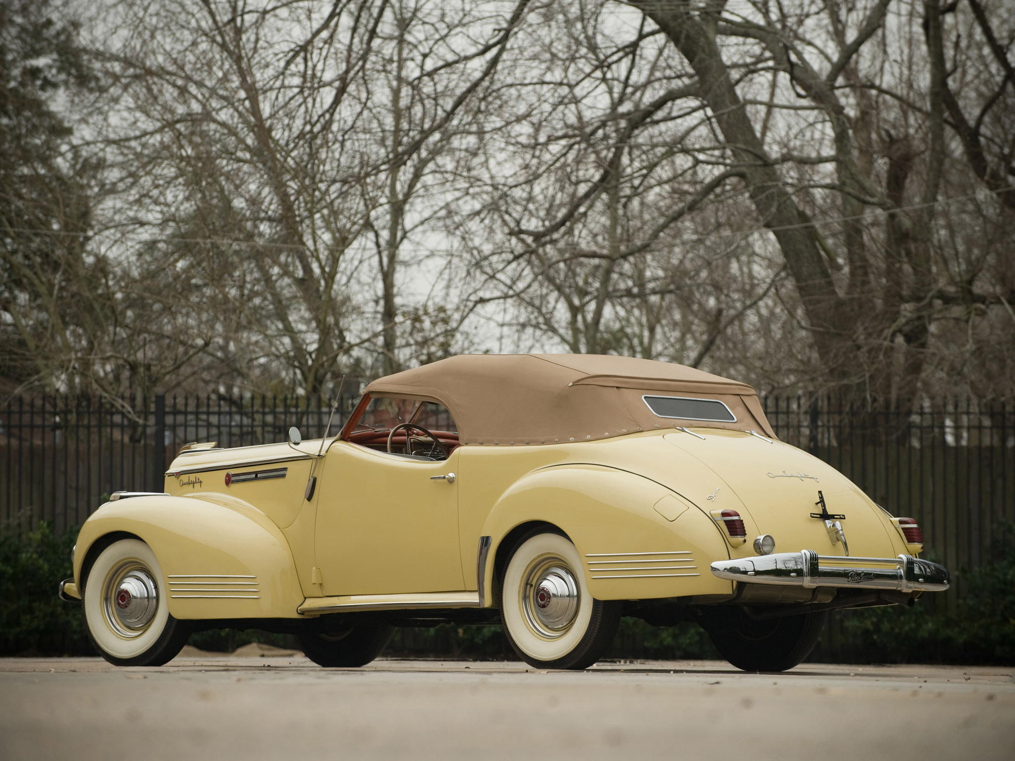 1941, Packard, 180, Super, Eight, Convertible, Victoria, Luxury, Retro Wallpaper