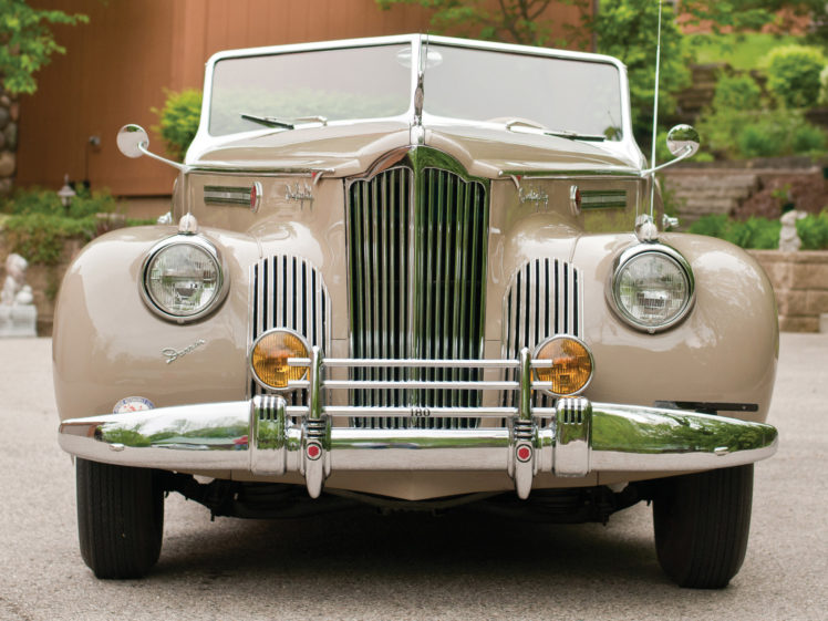 1941, Packard, 180, Super, Eight, Convertible, Victoria, Luxury, Retro HD Wallpaper Desktop Background