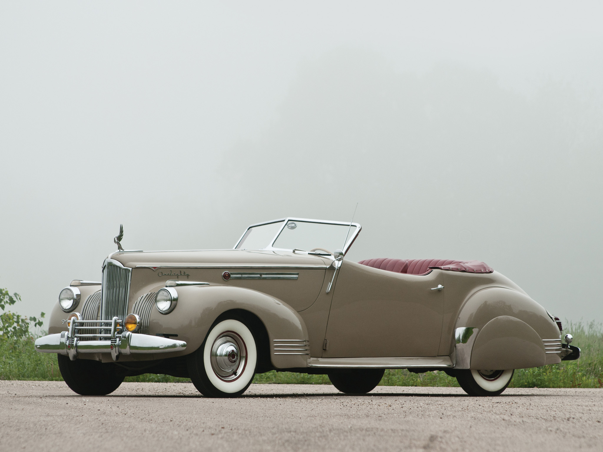 1941, Packard, 180, Super, Eight, Convertible, Victoria, Luxury, Retro Wallpaper