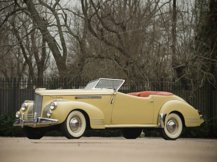 1941, Packard, 180, Super, Eight, Convertible, Victoria, Luxury, Retro, Fs HD Wallpaper Desktop Background