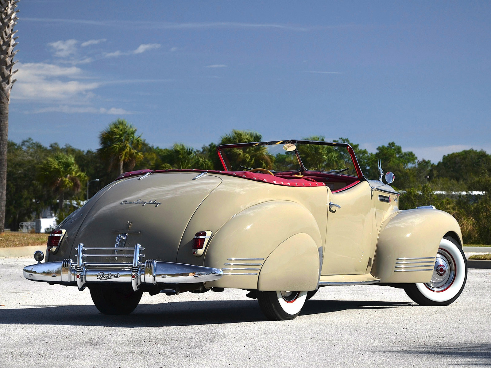 1941, Packard, 180, Super, Eight, Convertible, Victoria, Luxury, Retro Wallpaper
