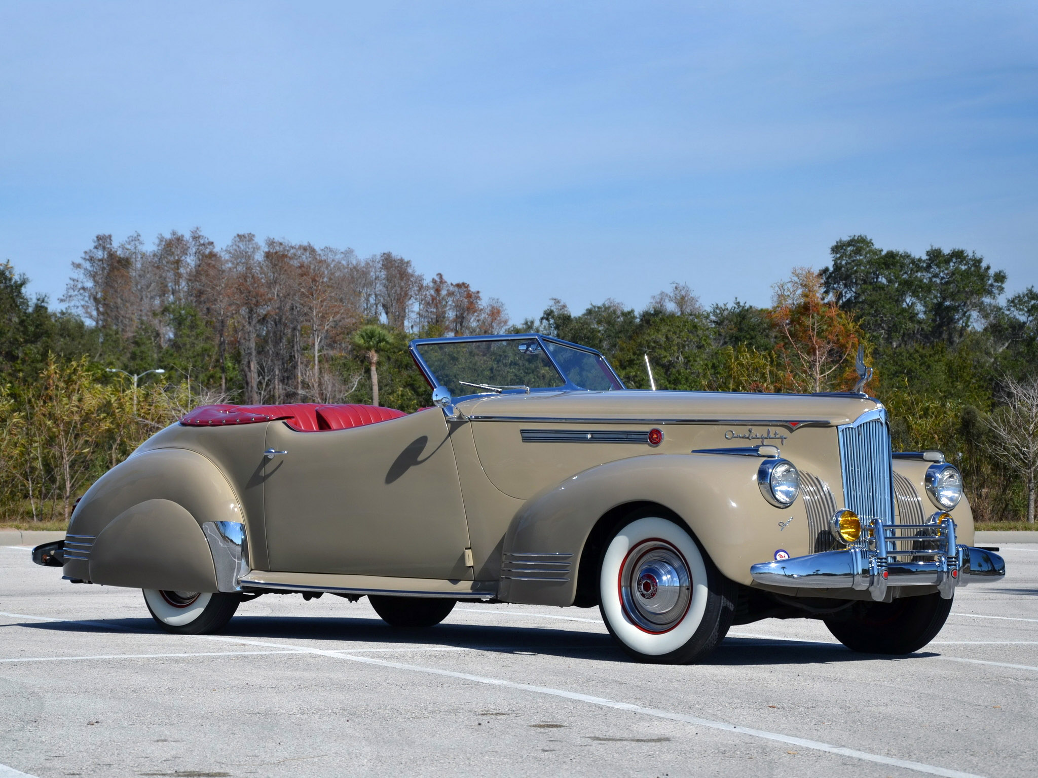 1941, Packard, 180, Super, Eight, Convertible, Victoria, Luxury, Retro Wallpaper