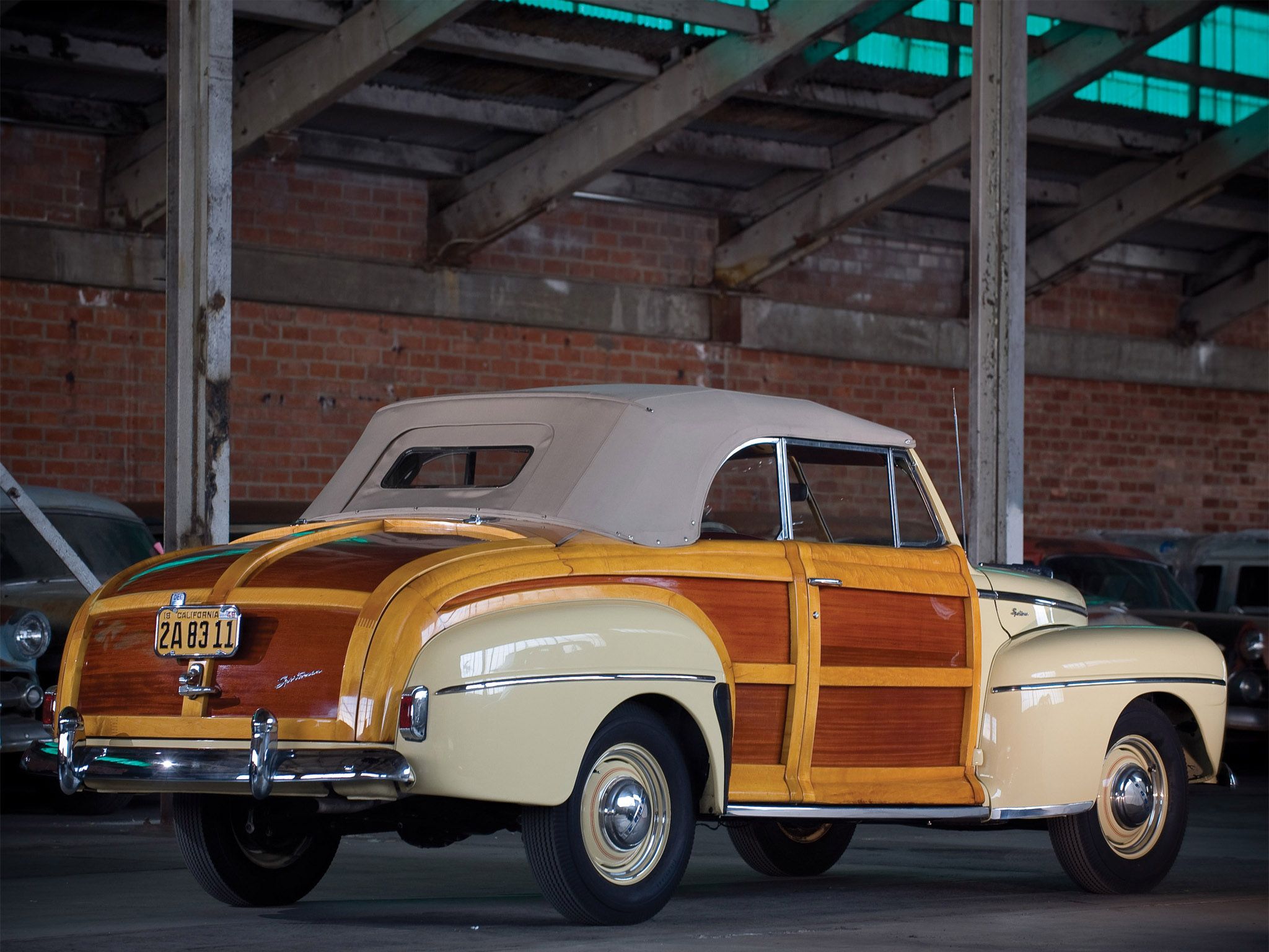1947, Ford, Super, Deluxe, Sportsman, Convertible, Retro, Gd Wallpaper