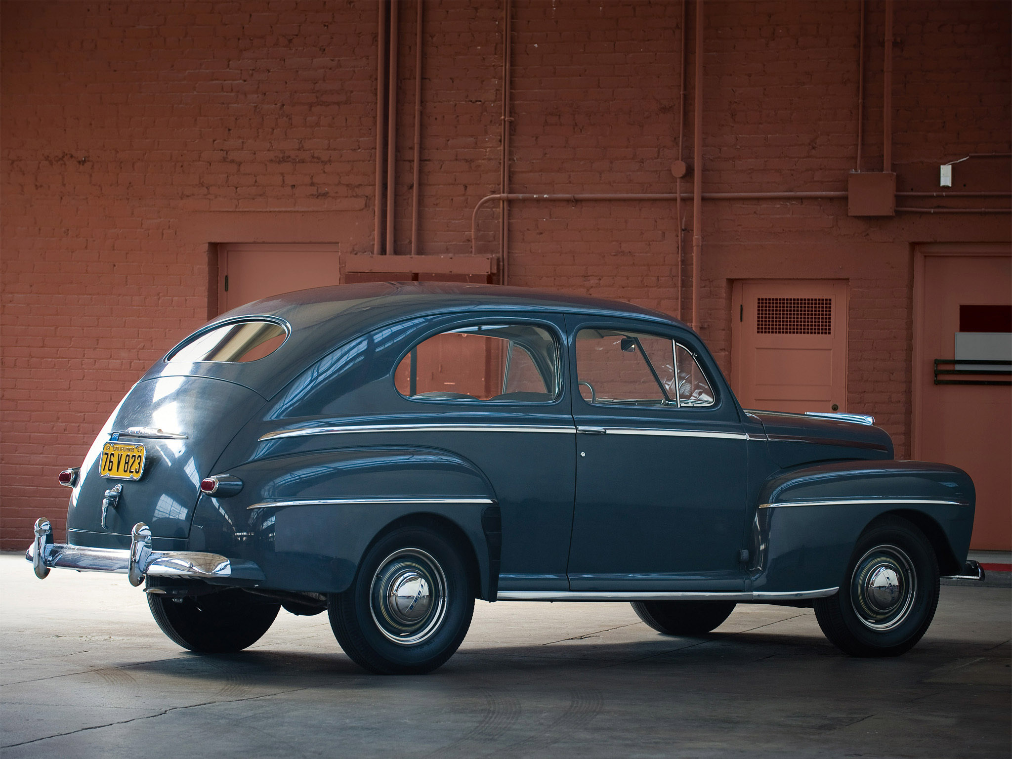 1947, Ford, Super, Deluxe, Tudor, Sedan, Retro Wallpaper