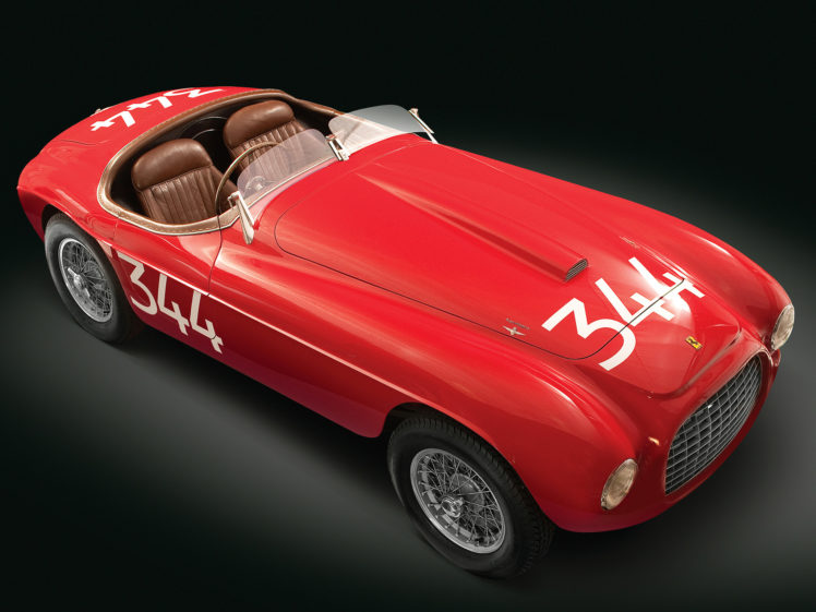 1948, Ferrari, 166, Mm, Touring, Barchetta, Retro, Supercar, Supercars HD Wallpaper Desktop Background