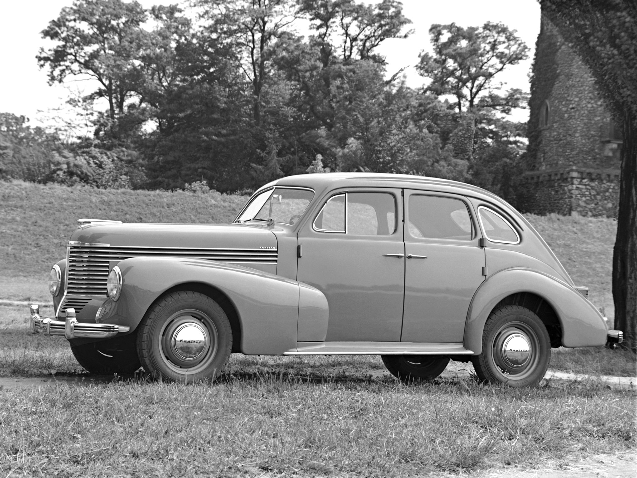 1948, Opel, Kapitan, Retro Wallpaper