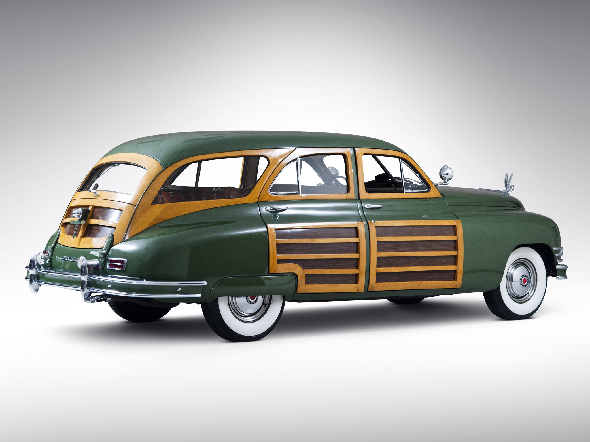 1948, Packard, Eight, Station, Sedan, Retro, Luxury, Ff Wallpaper