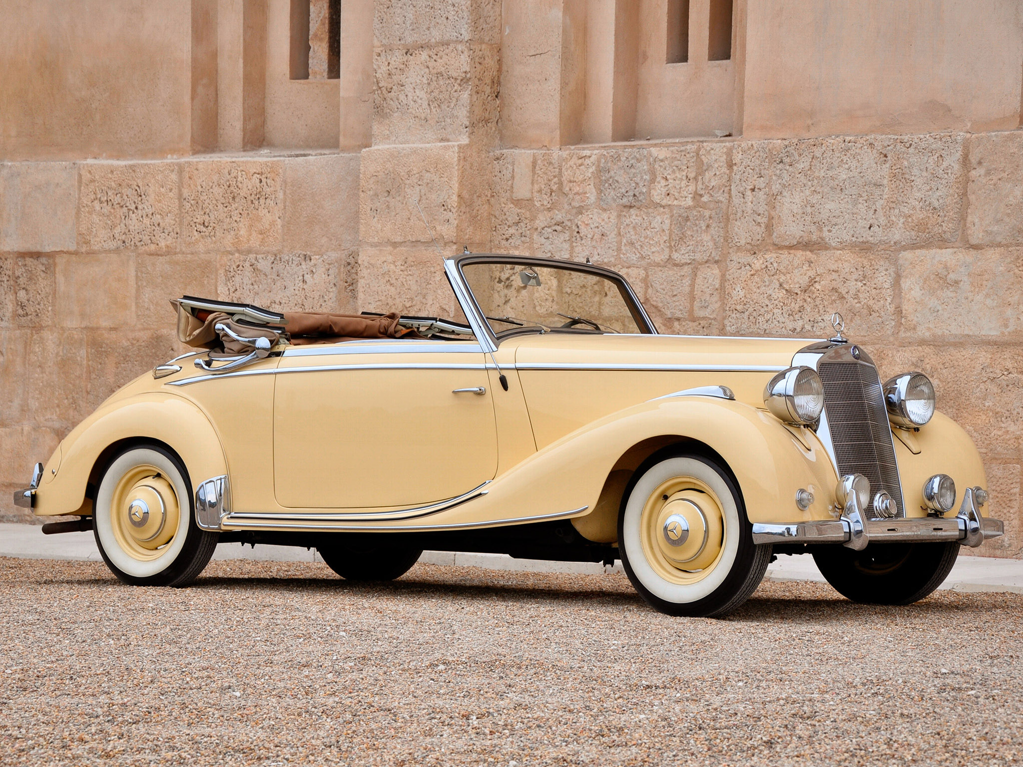 1949, Mercedes, Benz, 170s, Cabriolet, A, 1949, Retro, Luxury Wallpaper