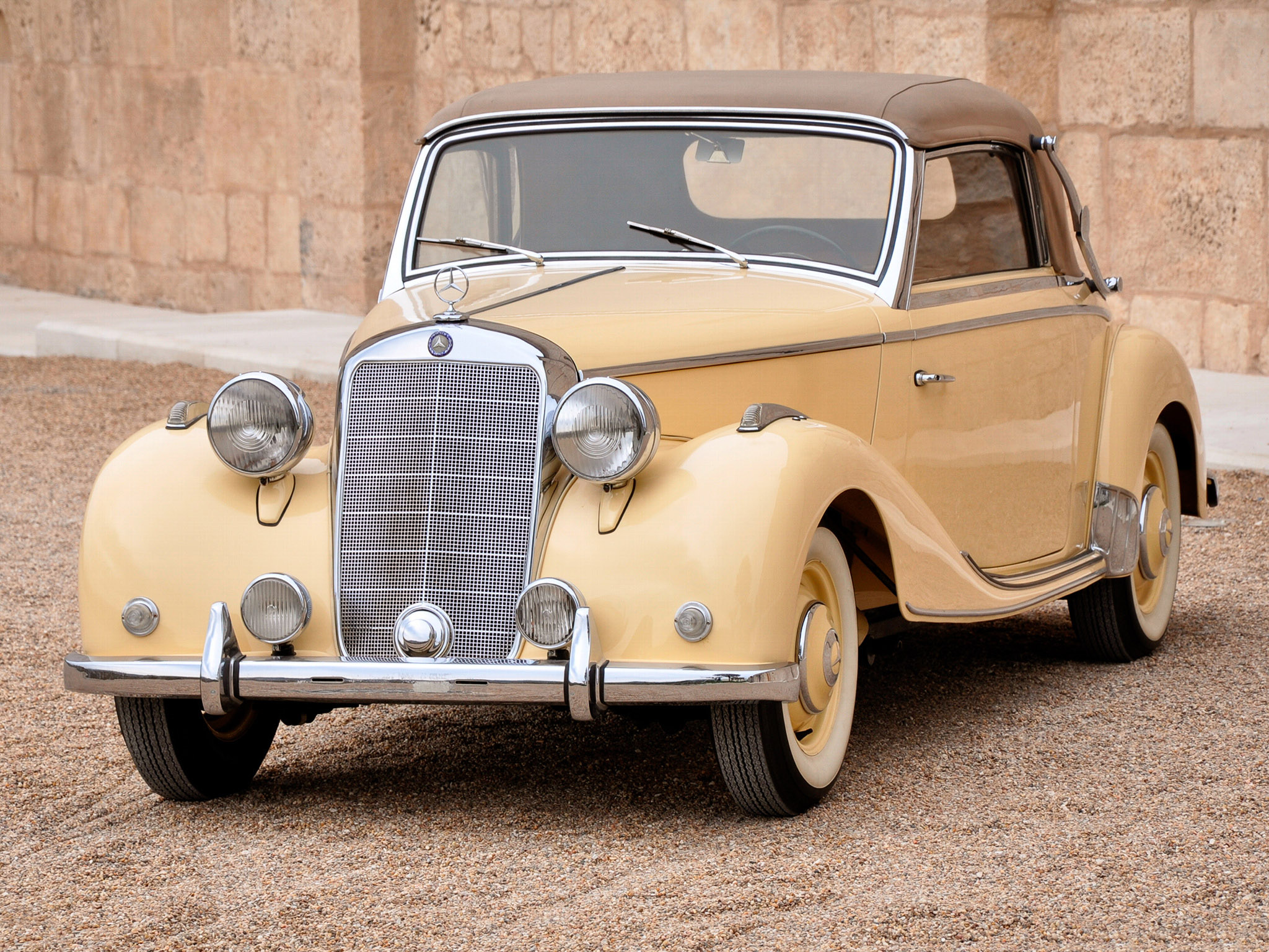 1949, Mercedes, Benz, 170s, Cabriolet, A, 1949, Retro, Luxury Wallpaper