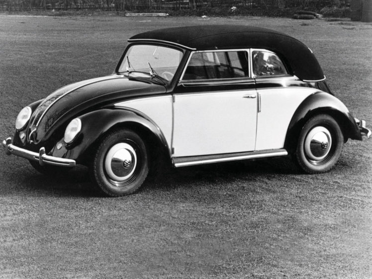 1949, Volkswagen, Beetle, Karmann, Cabriolet, Retro, Gd HD Wallpaper Desktop Background