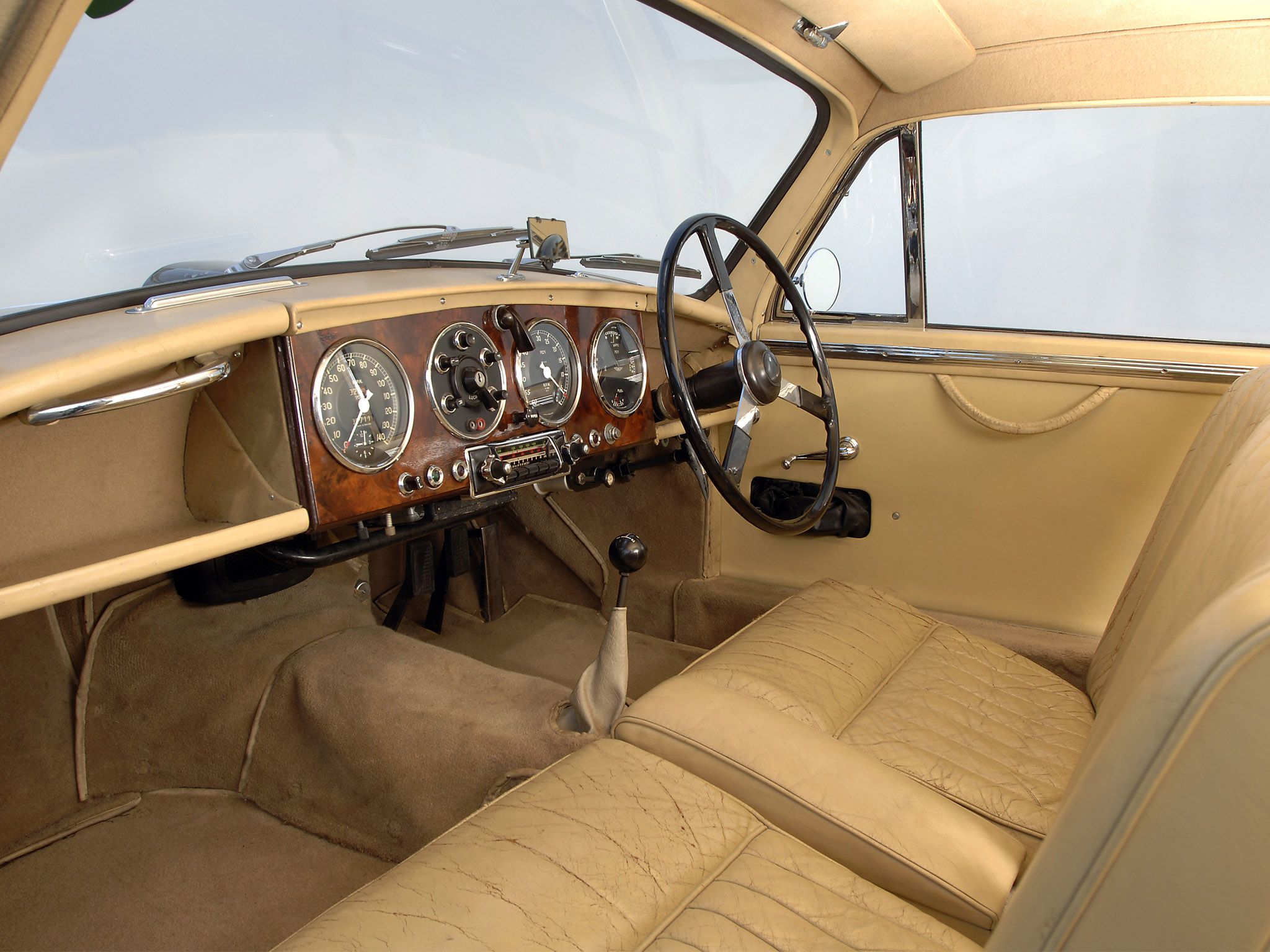 1950, Aston, Martin, Db2, Retro, Interior Wallpaper