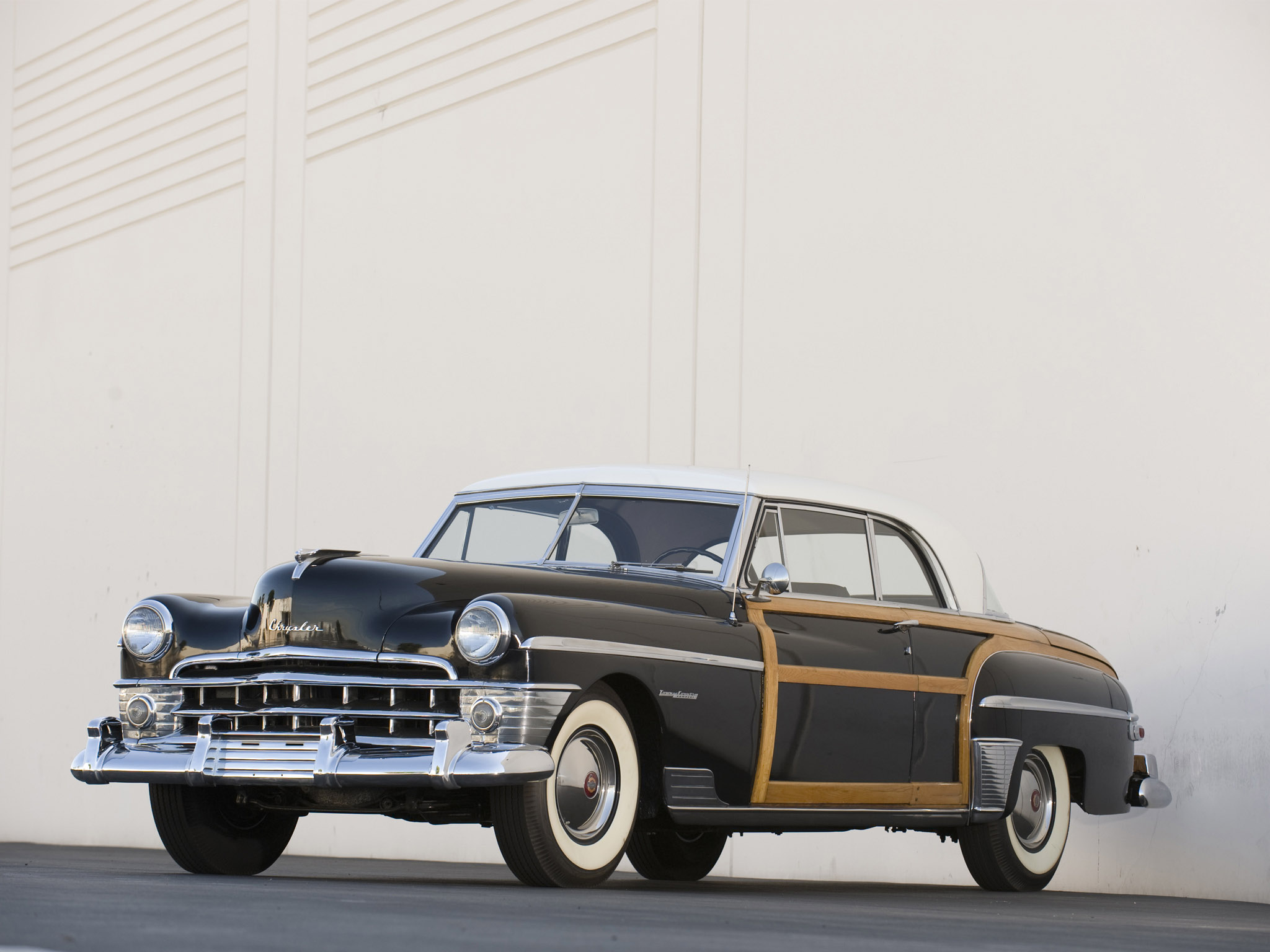 1950, Chrysler, Town, And, Country, Newport, Coupe, Retro Wallpaper