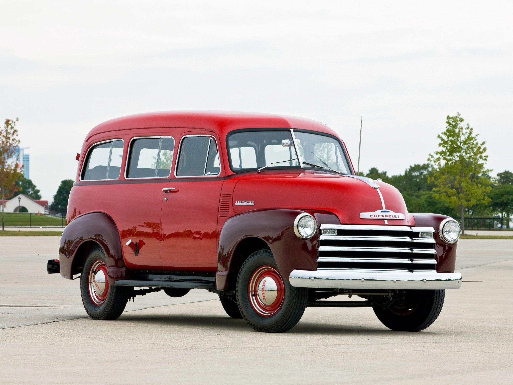 1951, Chevrolet, Suburban, Carryall, Suv, Truck Wallpaper