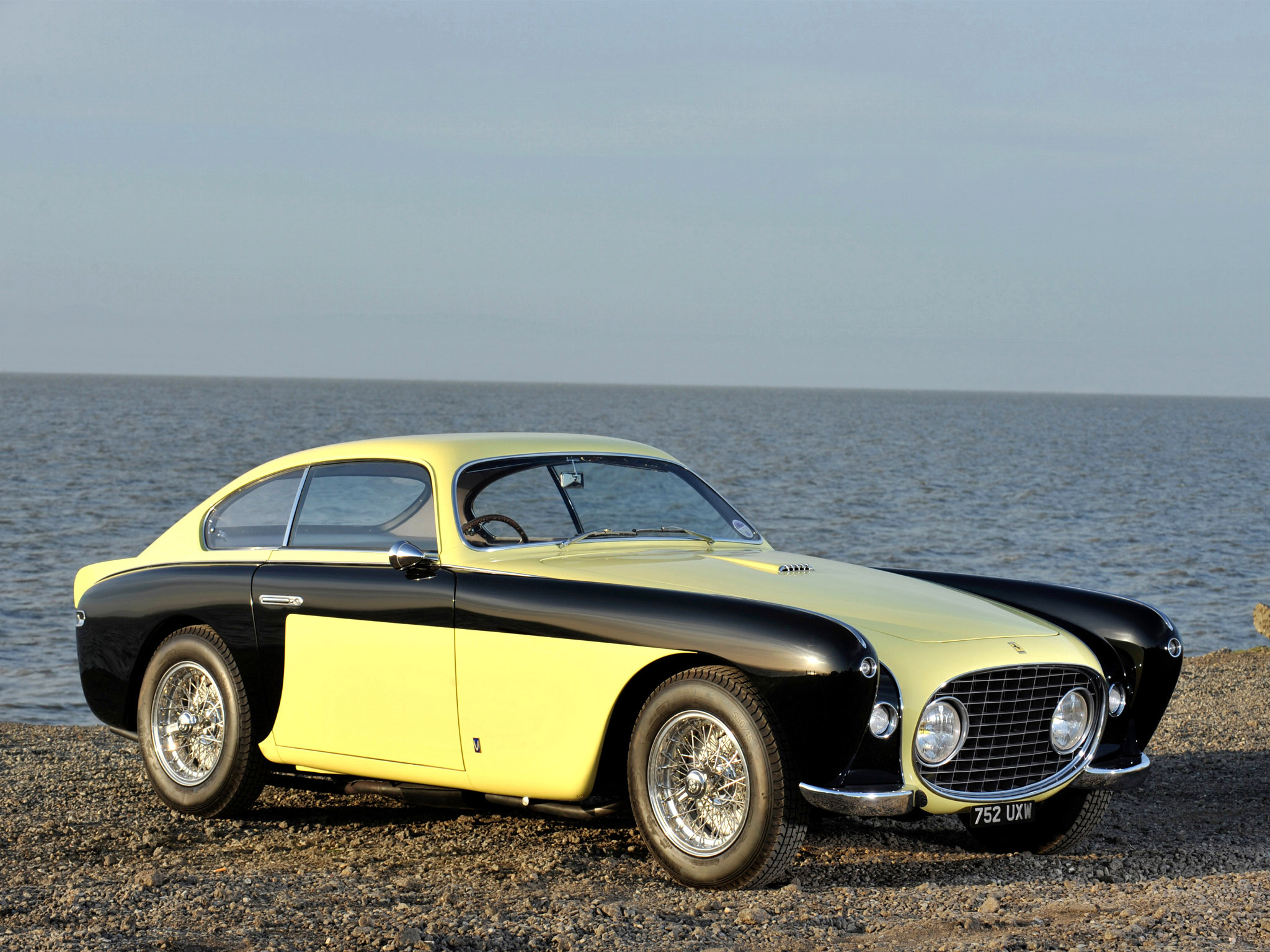 1952, Ferrari, 212, Inter, Vignale, Coupe, Bumblebee, Retro, Supercar, Supercars Wallpaper
