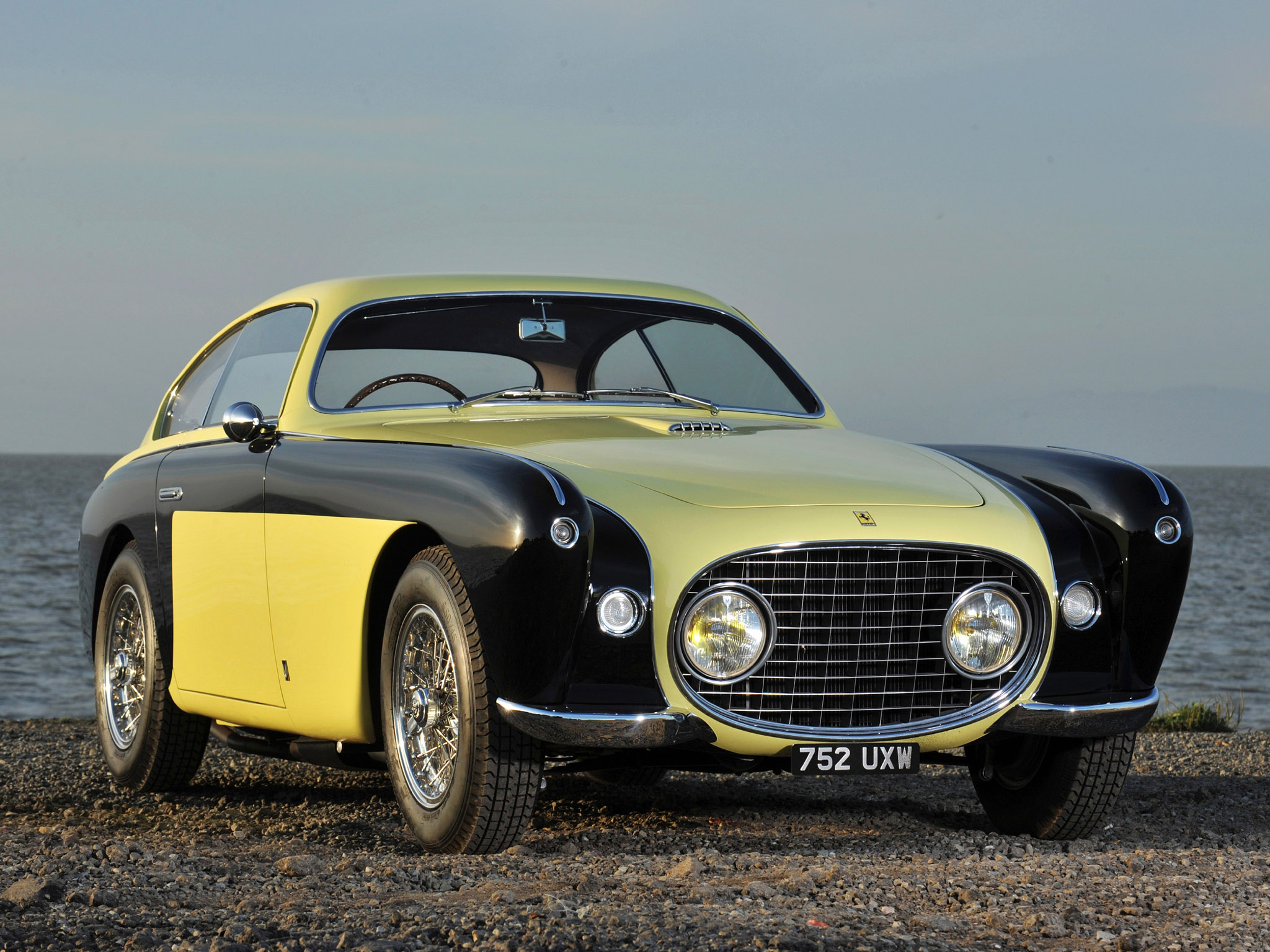 1952, Ferrari, 212, Inter, Vignale, Coupe, Bumblebee, Retro, Supercar, Supercars Wallpaper