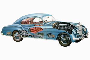 1954, Bentley, R type, Continental, Coupe, Retro, Luxury, Interior, Engine, Engines