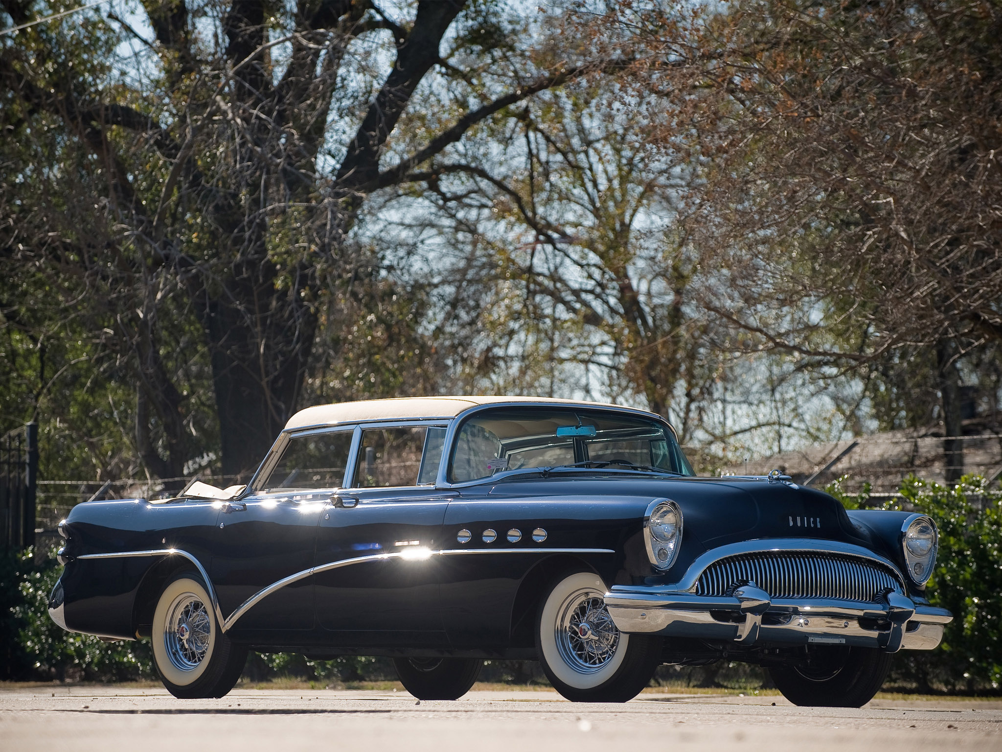 1954, Buick, Landau, Show, Retro, Luxury Wallpaper