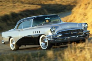 1955, Buick, Roadmaster, Retro