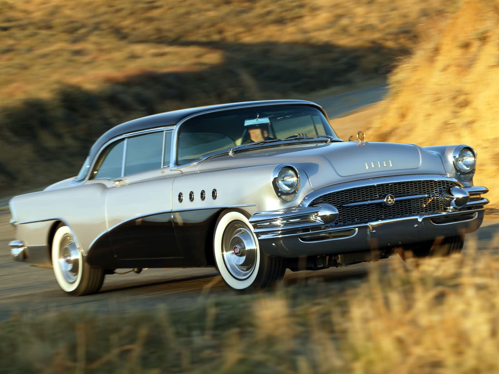 1955, Buick, Roadmaster, Retro Wallpaper