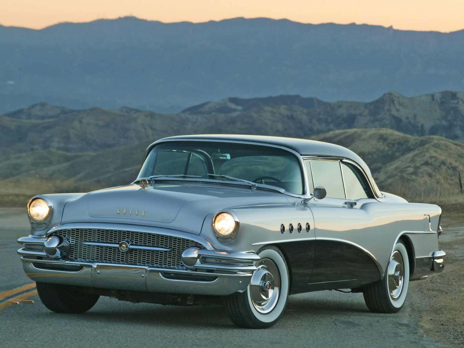 1955, Buick, Roadmaster, Retro Wallpaper