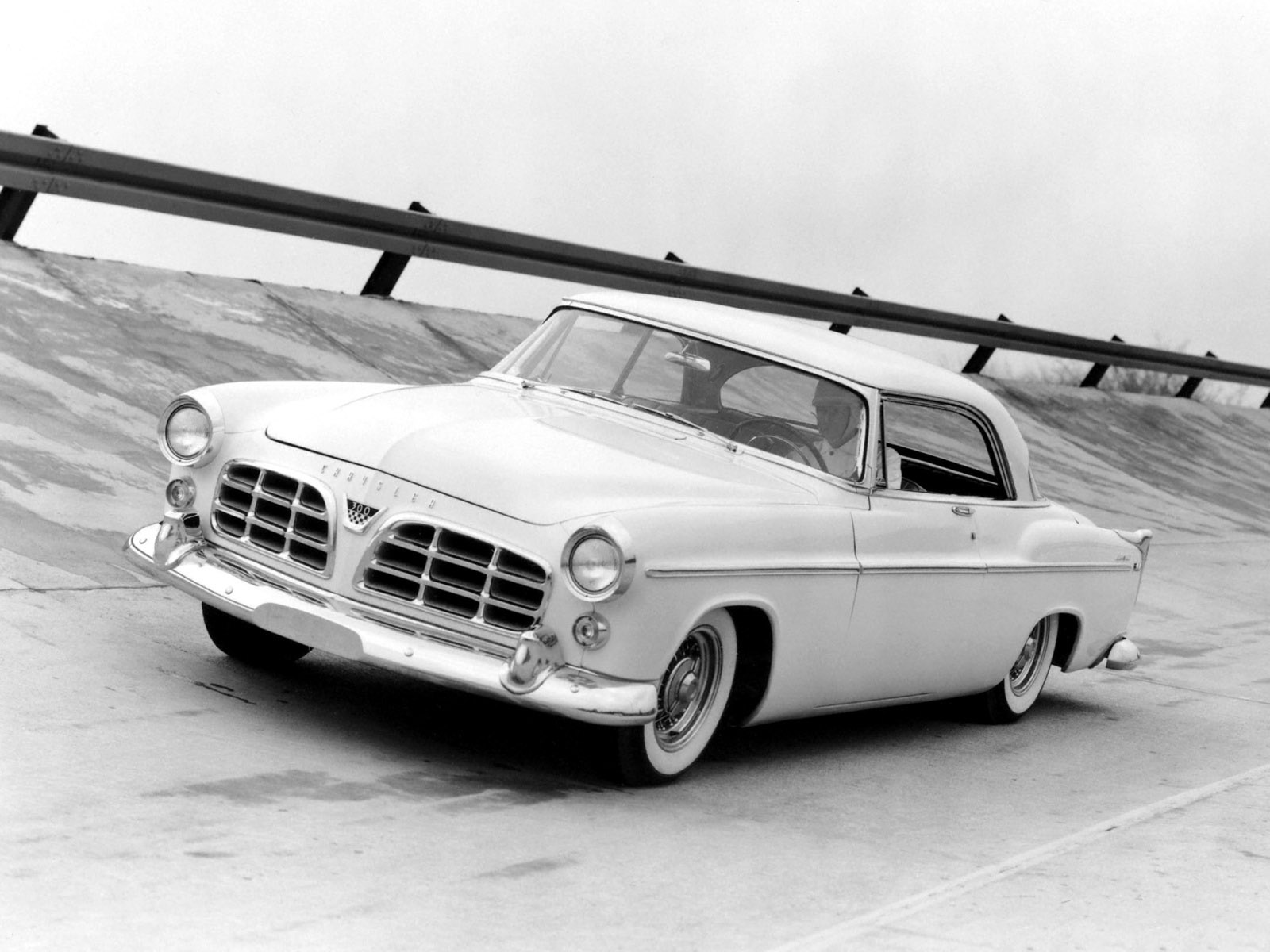 1955, Chrysler, C 300, Retro Wallpaper