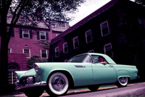 1955, Ford, Thunderbird, Retro, Gv
