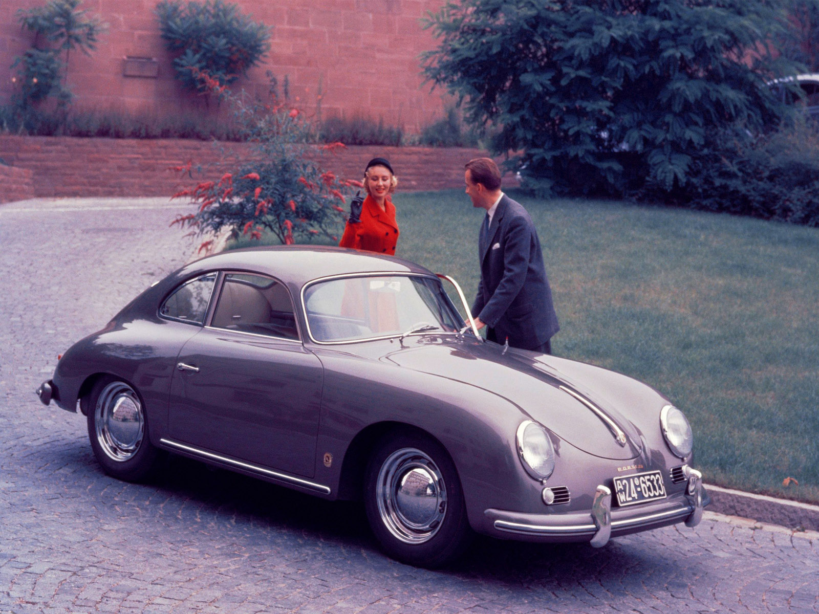 1955, Porsche, 356, A, Coupe, Retro Wallpaper