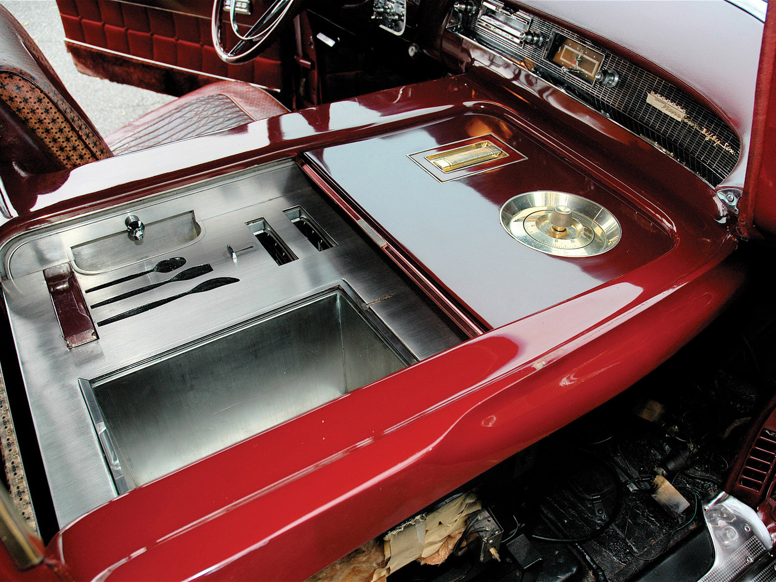 1956, Cadillac, Maharani, Special, Retro, Luxury, Interior Wallpaper