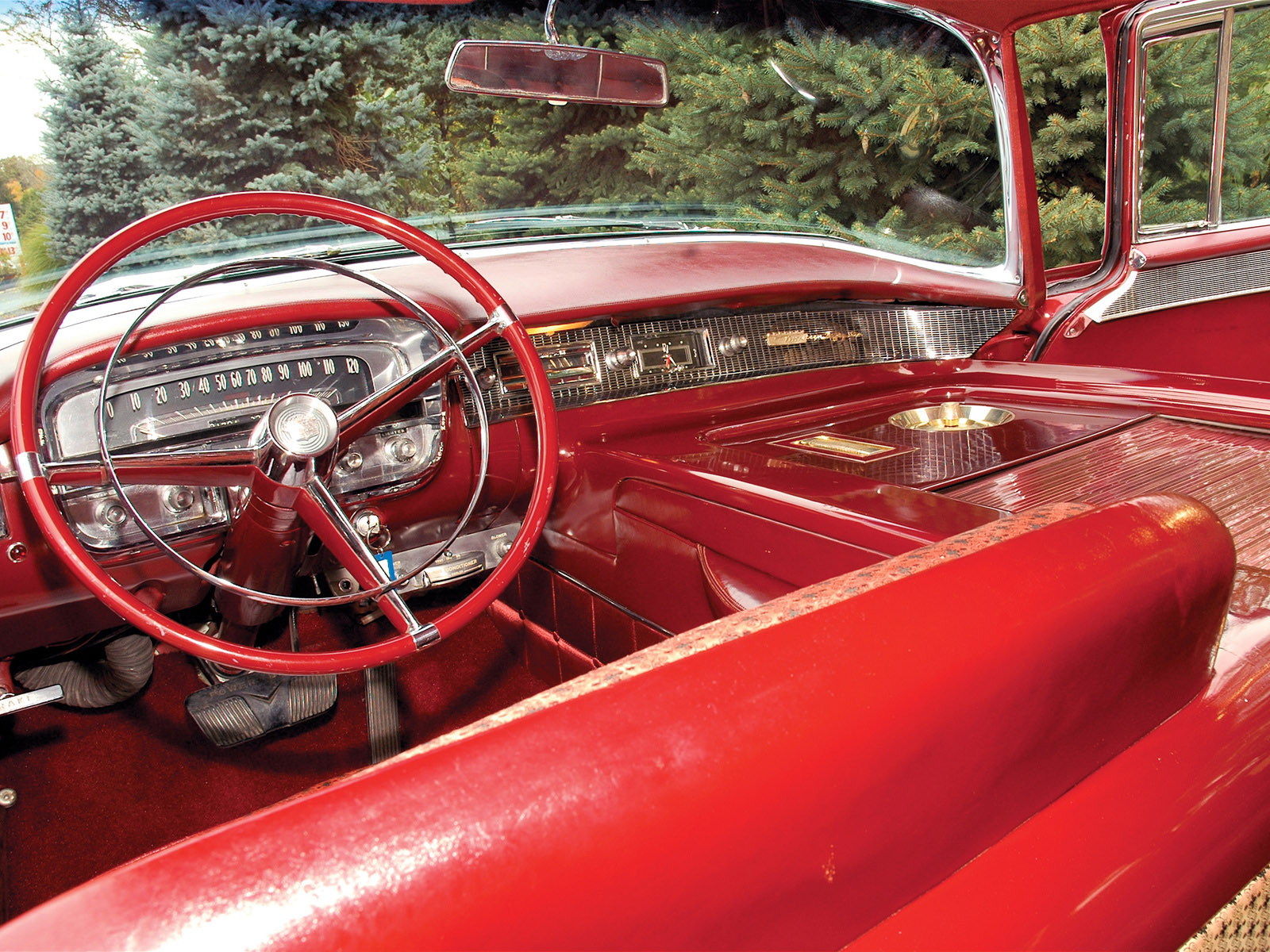 1956, Cadillac, Maharani, Special, Retro, Luxury, Interior Wallpaper