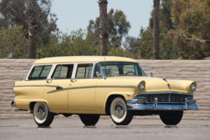 1956, Ford, Country, Sedan, Stationwagon, Retro