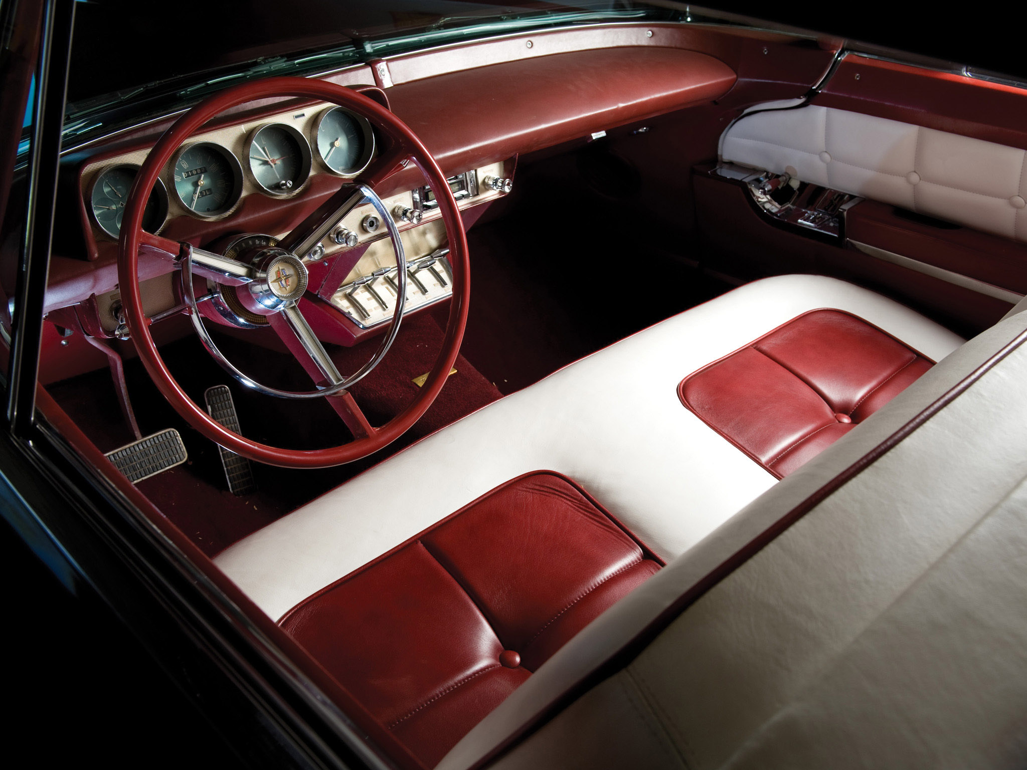 1956, Lincoln, Continental, Mark ii, Mark, Retro, Luxury, Interior Wallpaper