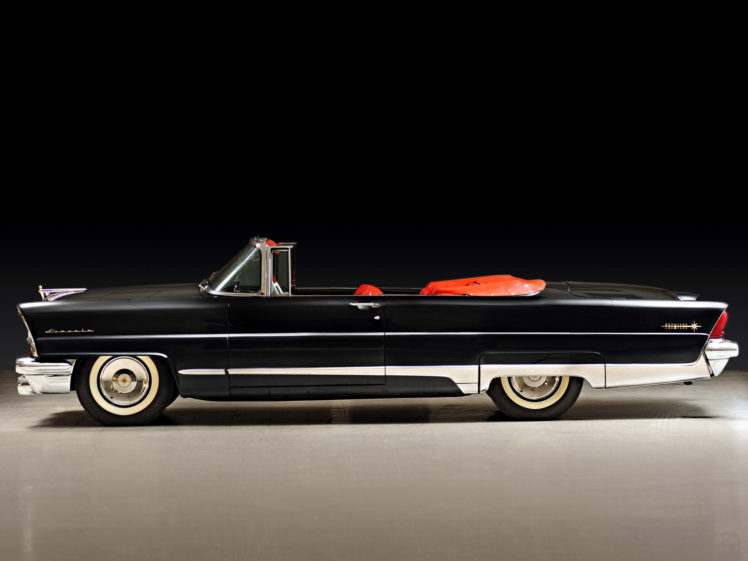 1956, Lincoln, Premiere, Convertible, Retro, Luxury HD Wallpaper Desktop Background