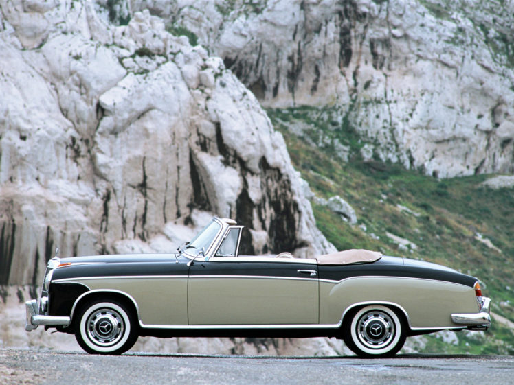 1956, Mercedes, Benz, S klasse, Cabriolet, W180, 128, Retro, Luxury HD Wallpaper Desktop Background