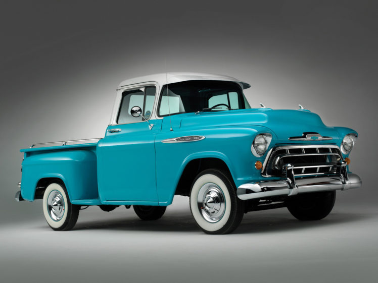 1957, Chevrolet, 3100, Pickup, Truck, Retro HD Wallpaper Desktop Background