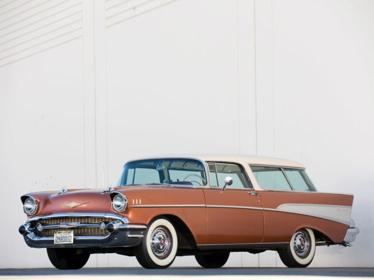 1957, Chevrolet, Bel, Air, Nomad, Stationwagon, Retro HD Wallpaper Desktop Background