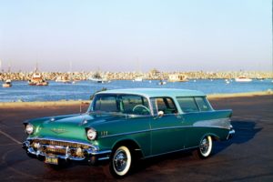 1957, Chevrolet, Bel, Air, Nomad, Stationwagon, Retro