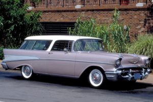 1957, Chevrolet, Bel, Air, Nomad, Stationwagon, Retro