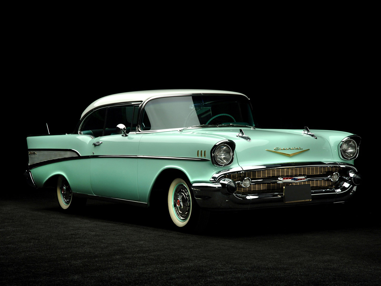 1957, Chevrolet, Bel, Air, Sport, Coupe, Retro Wallpaper