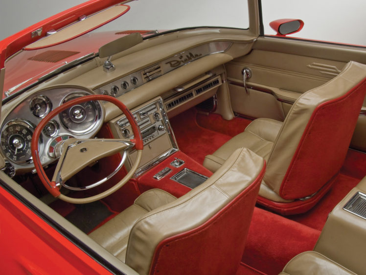 1957, Chrysler, Diablo, Concept, Retro, Interior HD Wallpaper Desktop Background