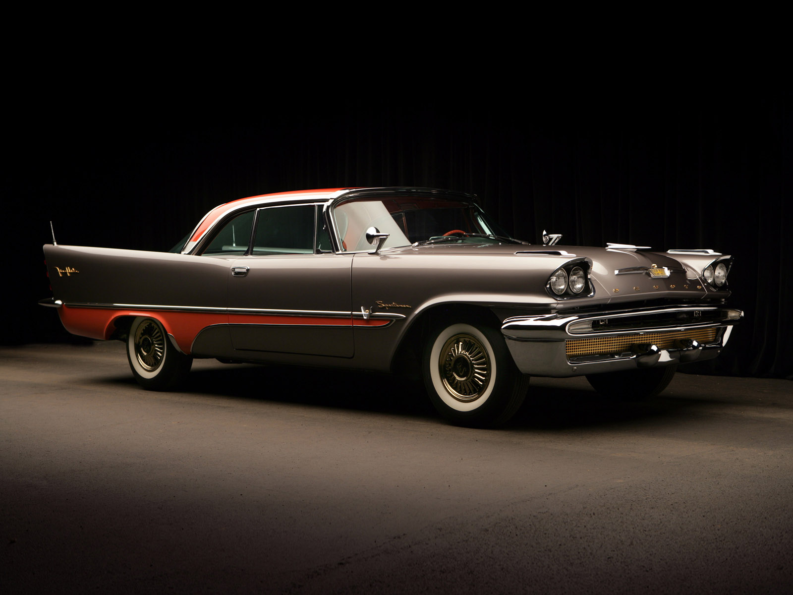 1957, Desoto, Fireflite, 2 door, Hardtop, Retro, Luxury Wallpaper