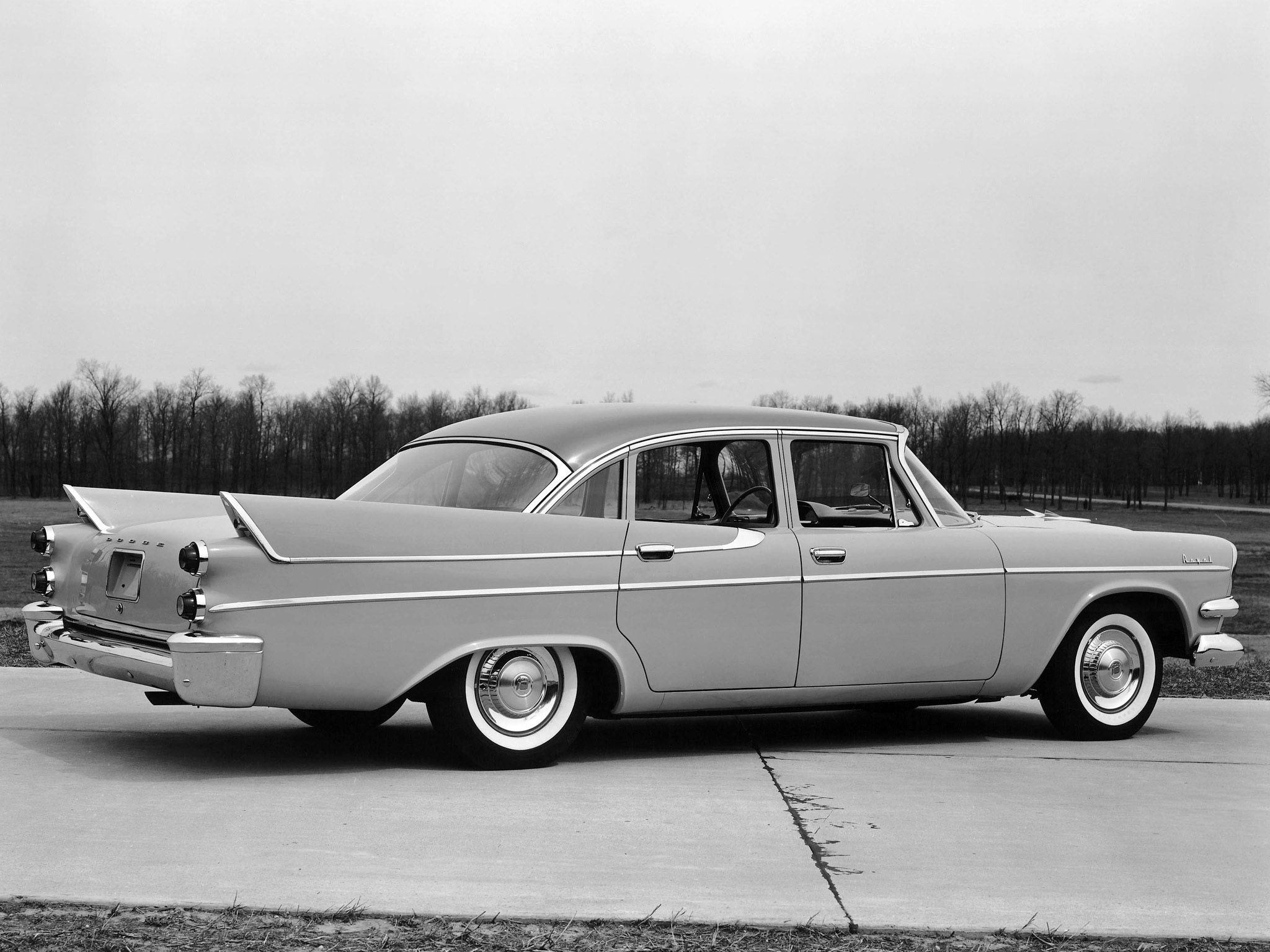 1957, Dodge, Royal, Sedan, Retro Wallpaper