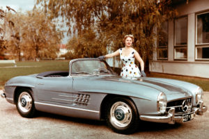 1957, Mercedes, Benz, 300sl, R198, Retro, Gf