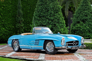 1957, Mercedes, Benz, 300sl, R198, Retro, Gh