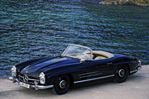 1957, Mercedes, Benz, 300sl, R198, Retro