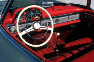 1957, Mercedes, Benz, 300sl, R198, Retro, Interior