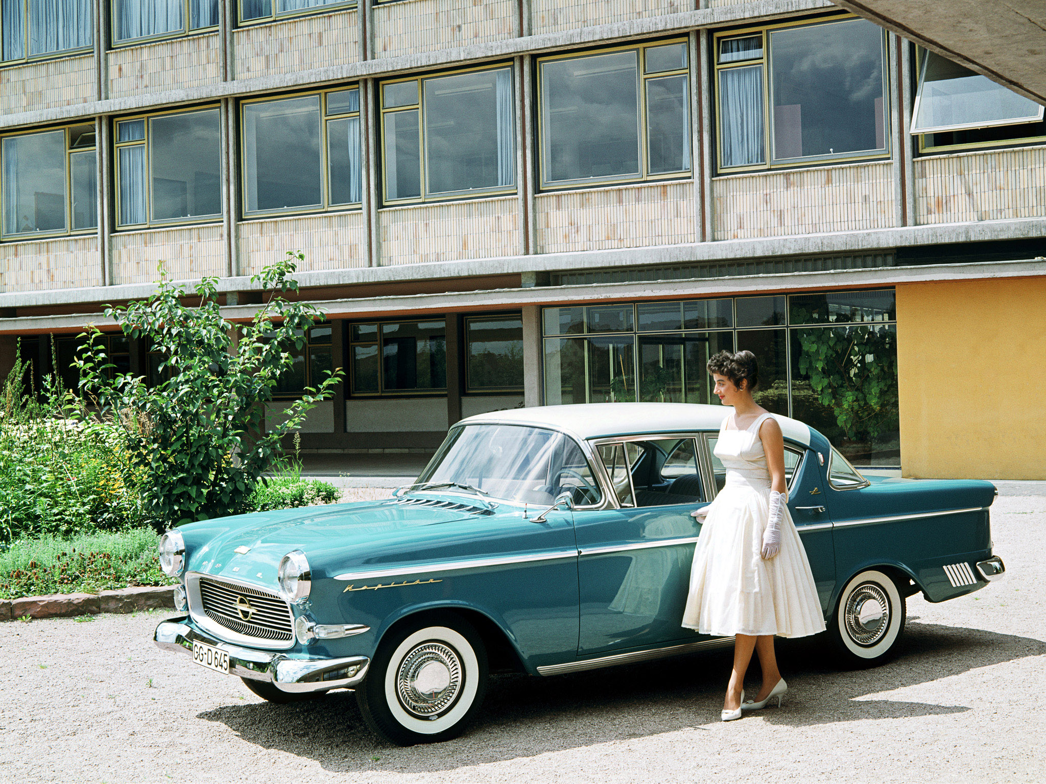 1958, Opel, Kapitan, P1, P 1, Retro Wallpaper