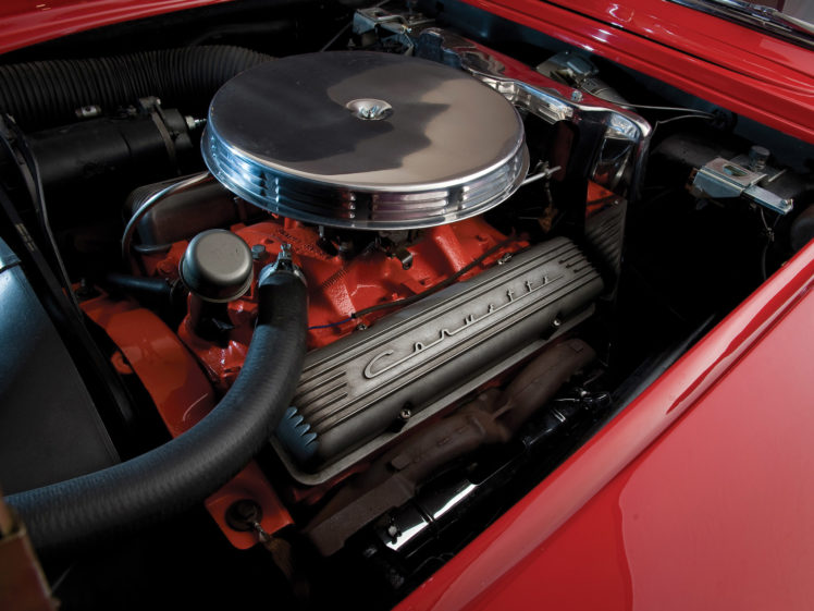 1959, Chevrolet, Corvette, C1, C 1, Retro, Muscle, Supercar, Supercars, Engine, Engines HD Wallpaper Desktop Background