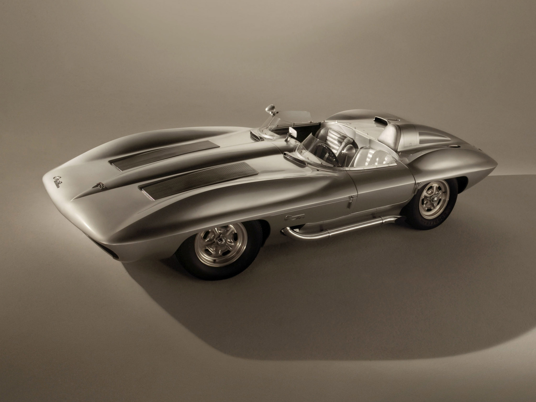 1959, Chevrolet, Corvette, Stingray, Racer, Concept, Retro, Muscle, Supercar, Supercars, Race, Racing Wallpaper