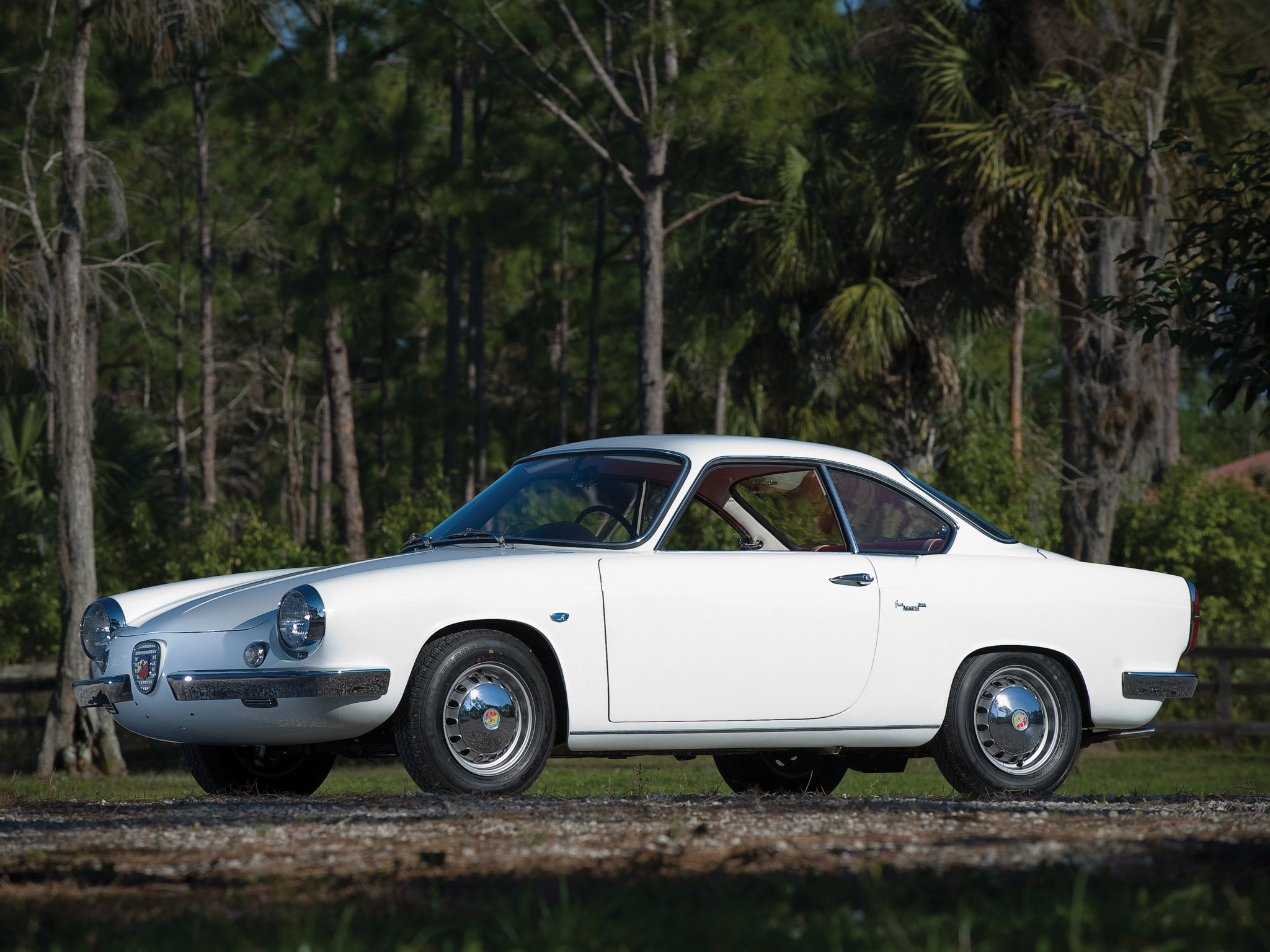 1959, Fiat, 850, Abarth, Allemano, Coupe, Scorpione, Retro Wallpaper
