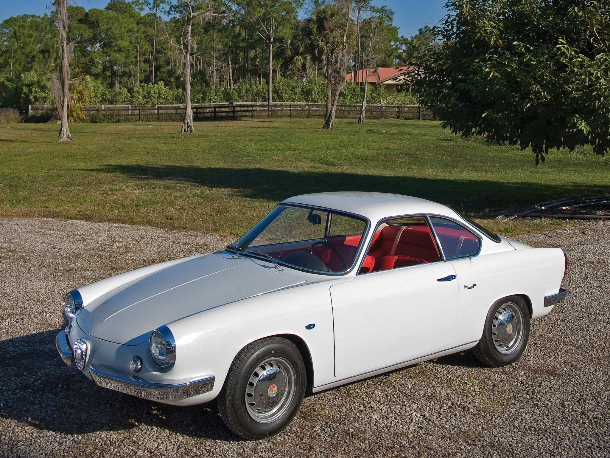 1959, Fiat, 850, Abarth, Allemano, Coupe, Scorpione, Retro Wallpaper
